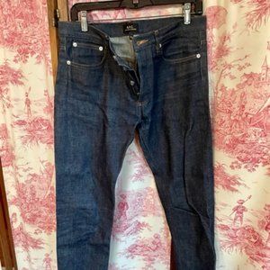 A.P.C. Mens' Selvedge Jeans Size 28 NWOT